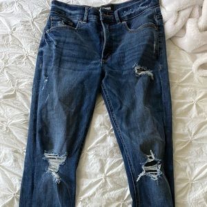 Express Ankle Legging Stretch High Rise Jeans